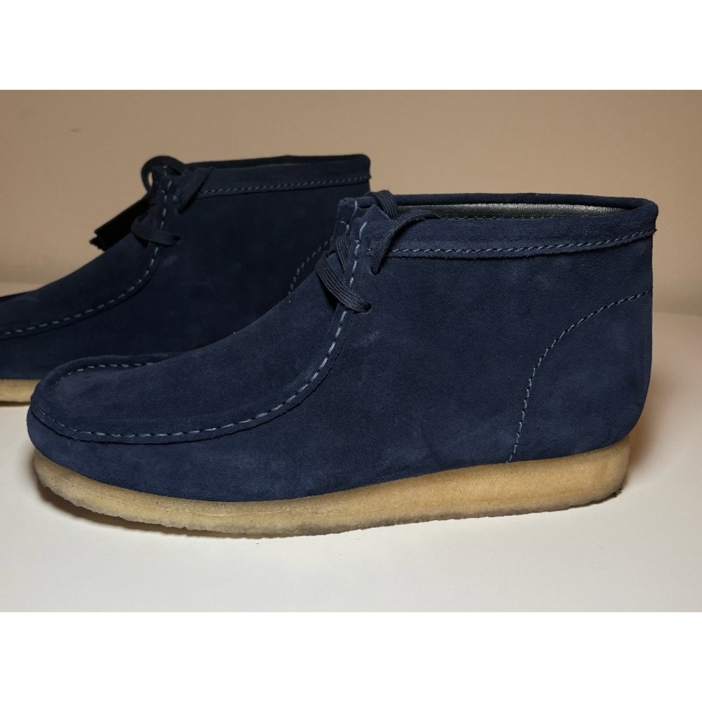 Clarks Men's Wallabee Boots | Ink Suede | Size 13